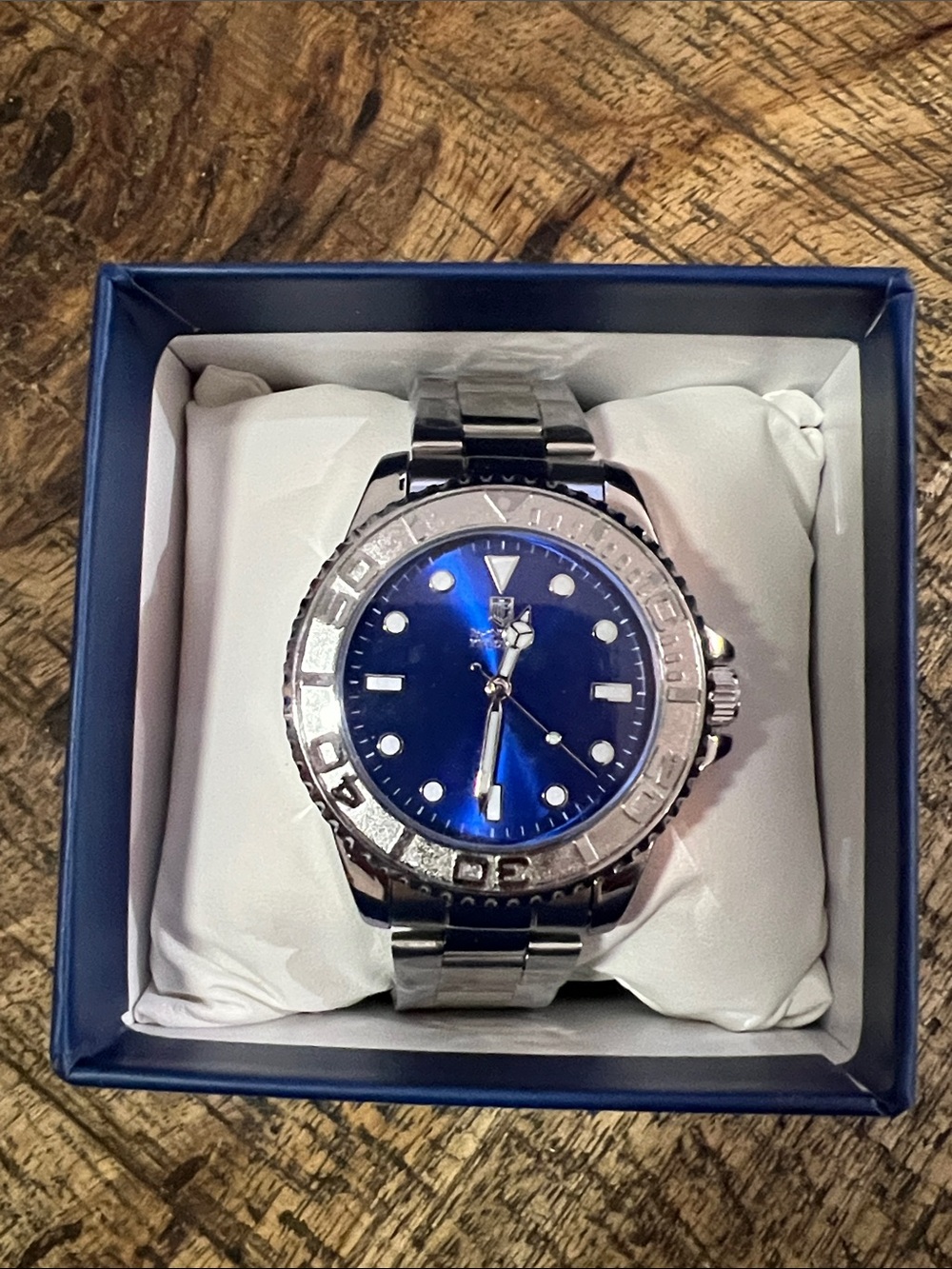 Montres Prestige X Invicta Men’s Blue Dial Stainless Steel Wristwatch - Picture 6 of 8